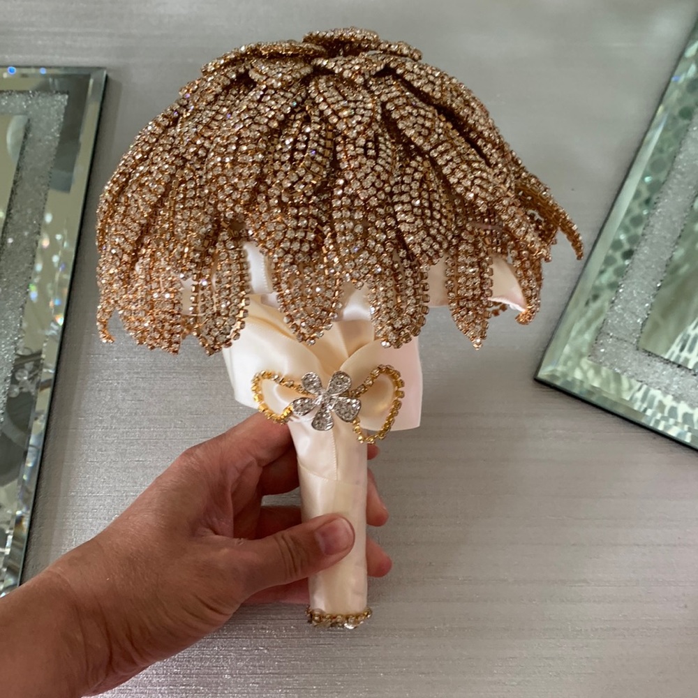 Gold bouquet wedding bouquet bridal bouquet